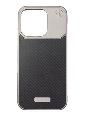 Urban Case 碳纤维香薰铝合金伸缩无边框适用于iPhone16promax磁吸手机壳防摔商务风苹果15promax保护套个性