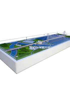 高架桥模型定制悬索桥模型公路桥梁沙盘模型制作特大桥模型定做