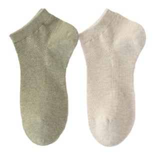 诸暨袜子女士短袜100%纯棉透气吸汗夏季薄款潮无骨船袜中短筒棉袜