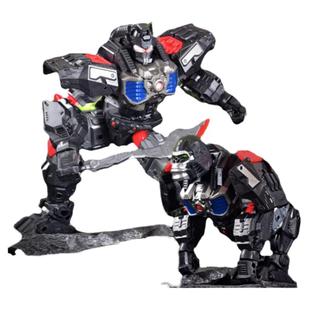 变形玩具黑猩猩队长金刚7首领野兽超能勇士合金版机器人模型手办