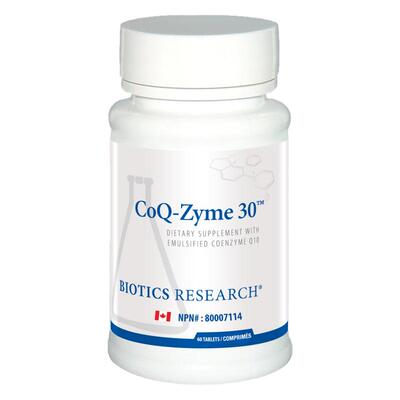 加拿大直邮 Biotics Research CoQ-Zyme 30 60T Micro-Emulsified