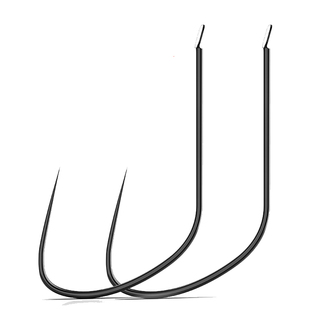 正品竞技狼牙袖钩鱼钩极细条黑坑鲫鱼无倒刺长柄日本进口钓鱼钩