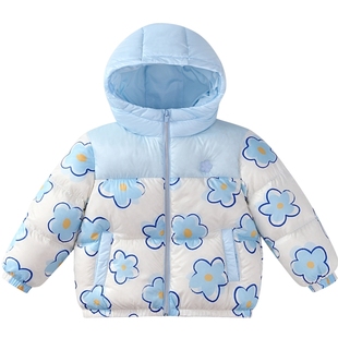 【商场同款】安奈儿童装女童短款羽绒服冬保暖XG445749