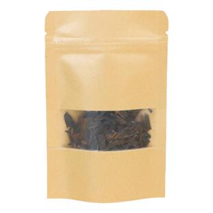 茶叶密封袋红茶绿茶普洱茶龙井茶散茶专用牛皮纸包装袋存茶自封袋