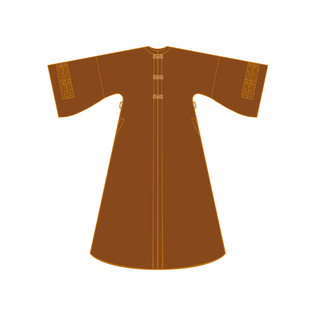 听旬花好月圆秋冬新款改良圆领半袖原创国风纯羊毛大衣过年套装女