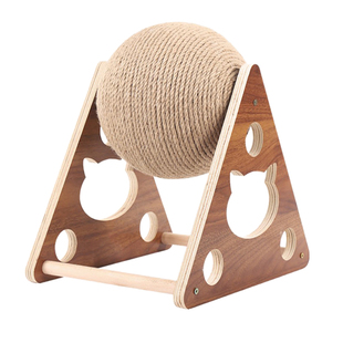 猫抓板耐磨猫抓球猫咪猫爪板立式剑麻球猫抓板猫爬架一体宠物用品