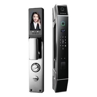 不绣纲指纹锁 半自动智能锁 天地钩遥控锁家用门锁远程开锁半导体