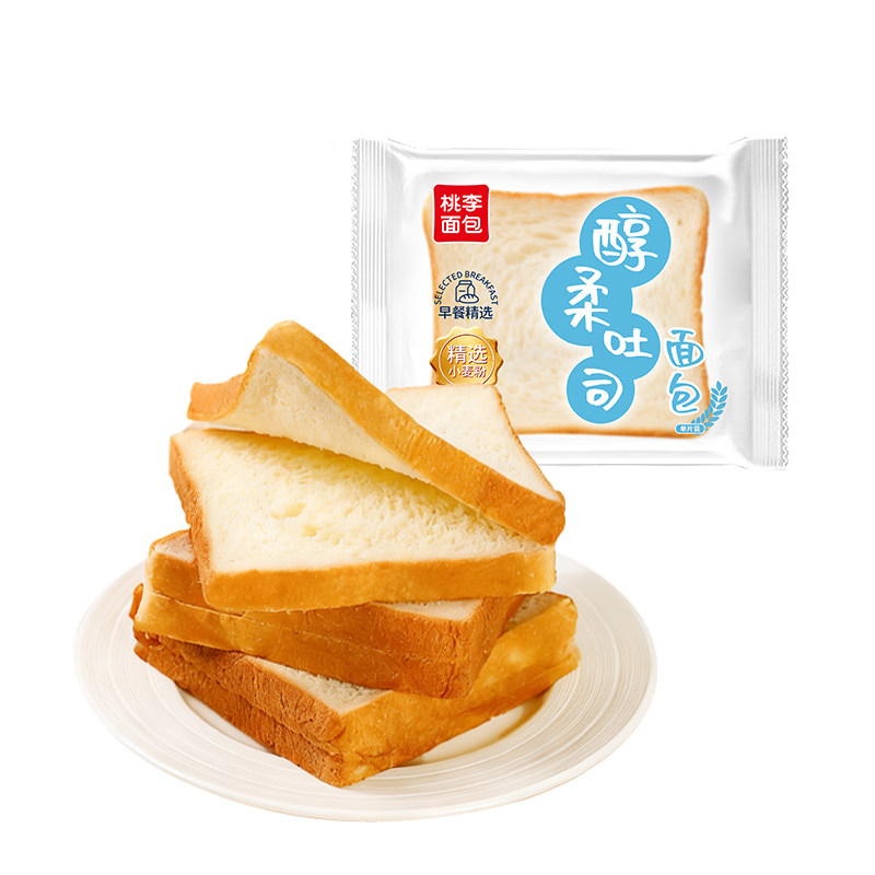 桃李醇柔吐司面包早餐
