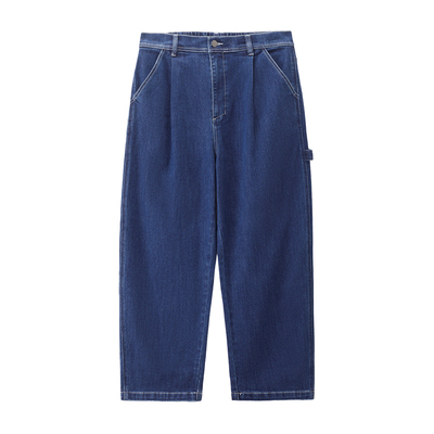 BSX长裤刺绣牛仔裤宽松