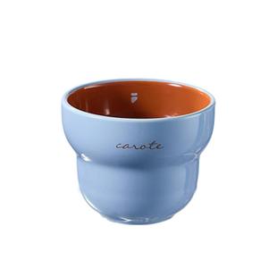 卡罗特手握咖啡杯女高颜值马克杯可爱拿铁杯陶瓷杯子家用喝水杯