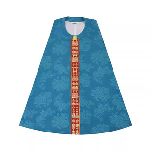 福鹿记璎珞短袄豆沙粉弓袋袖藤萝紫比甲竖领琵琶袖丹霜白芽黄雀蓝