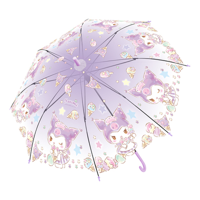 三丽鸥正版酷洛米透明雨伞儿童
