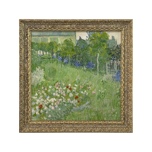 可可的画廊梵高印象派绿色系风景法式中古古典复古客厅卧室装饰画