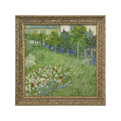 可可的画廊梵高印象派绿色系风景法式中古古典复古客厅卧室装饰画