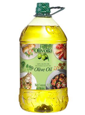 欧丽薇兰橄榄油5.17L官方正品油橄榄olivoila家用食用油健身烹饪