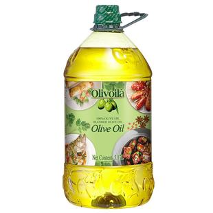 欧丽薇兰橄榄油5.17L官方正品油橄榄olivoila家用食用油健身烹饪