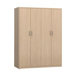 铁皮衣柜带锁钢制家用卧室推拉门儿童印花衣柜大容量收纳储物柜子