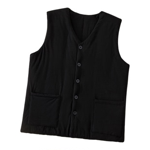 男士纯棉花秋冬季加厚保暖坎肩成人内穿贴身背心棉衣居家棉服马夹