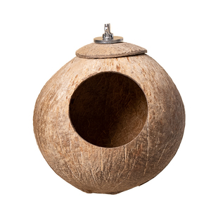 椰壳鸟窝四季通用虎皮玄凤牡丹文鸟鸟巢宠物保暖透气繁殖屋造景