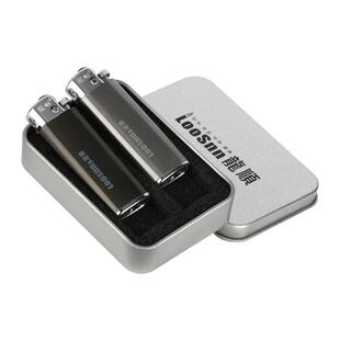 龙顺滑轮打火机砂轮老式火石家用明火礼盒工厂金属男士个性创意潮