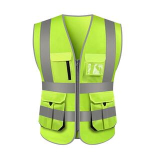 SR超级反光包边 安全背心工地马甲领导款交通施工反光衣夜间高亮