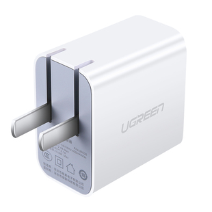 UGREEN绿联3.4A快充插头充电器USB手机头QC3.0双口适用于华为苹果