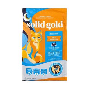 SolidGold金装素力高金素进口鸡肉味幼猫成猫全阶段通用猫粮12磅