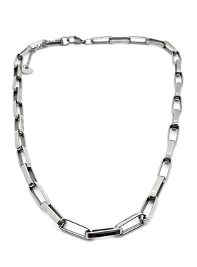 不规则钛钢锁骨链黄明昊同款