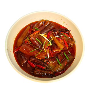 贵州腊猪皮特产烟熏猪皮子农家自制免烧洗红烧凉拌火锅炖品腊肉皮