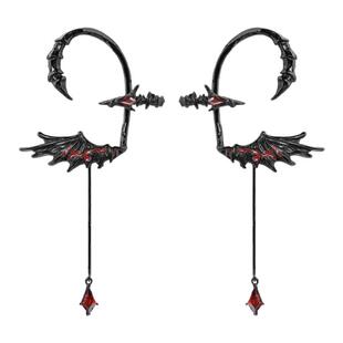 暗影焚焰系列龙翼耳挂流苏耳骨夹女原创小众设计高级个性龙骨耳饰