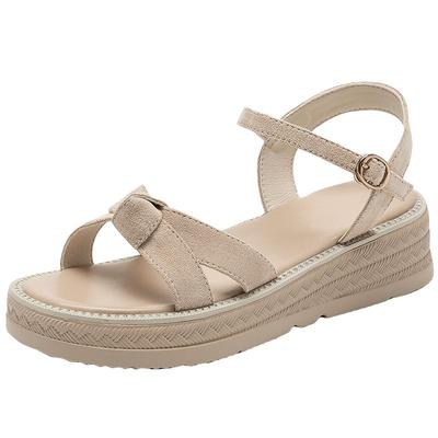 达芙妮小白鞋女士春休闲软底增高