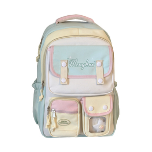 高颜值ins可爱双肩包 2025年新款大容量背包初中高中学生书包女生