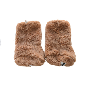 婴儿袜子秋冬季男女宝宝毛绒鞋袜加厚保暖鞋套防掉包脚套外出睡觉