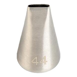 不锈钢裱花嘴一字花边掉线平口抹面挤奶油韩式豆沙裱花平口裙边