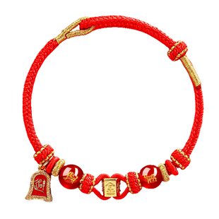 五台山文创2026年马年太岁红绳手链本命年护身符编织手绳新年礼物
