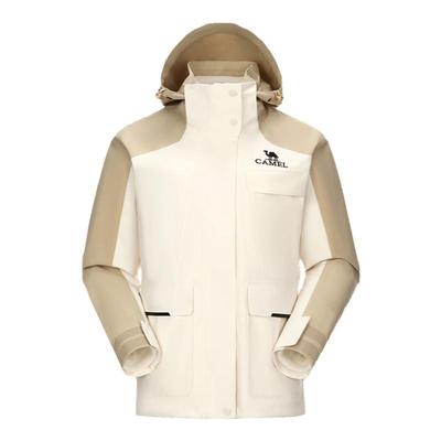 骆驼羽绒服冲锋衣女三合一新款