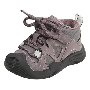 宝宝休闲运动鞋软底婴儿鞋子男童冬季机能儿童鞋加绒女童学步棉鞋