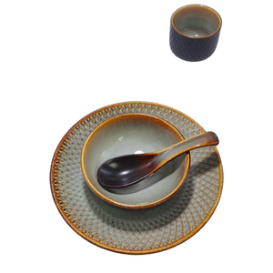 日式复古陶瓷餐具酒店商用套装