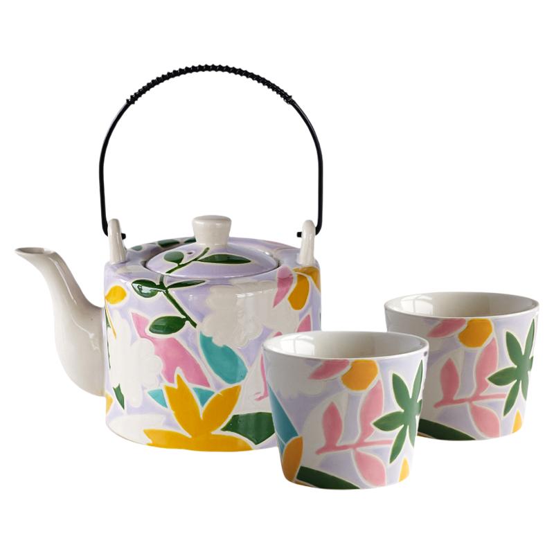西田木雨 花香茶具 一壶两杯礼盒套装送闺蜜朋友功夫茶具泡茶器