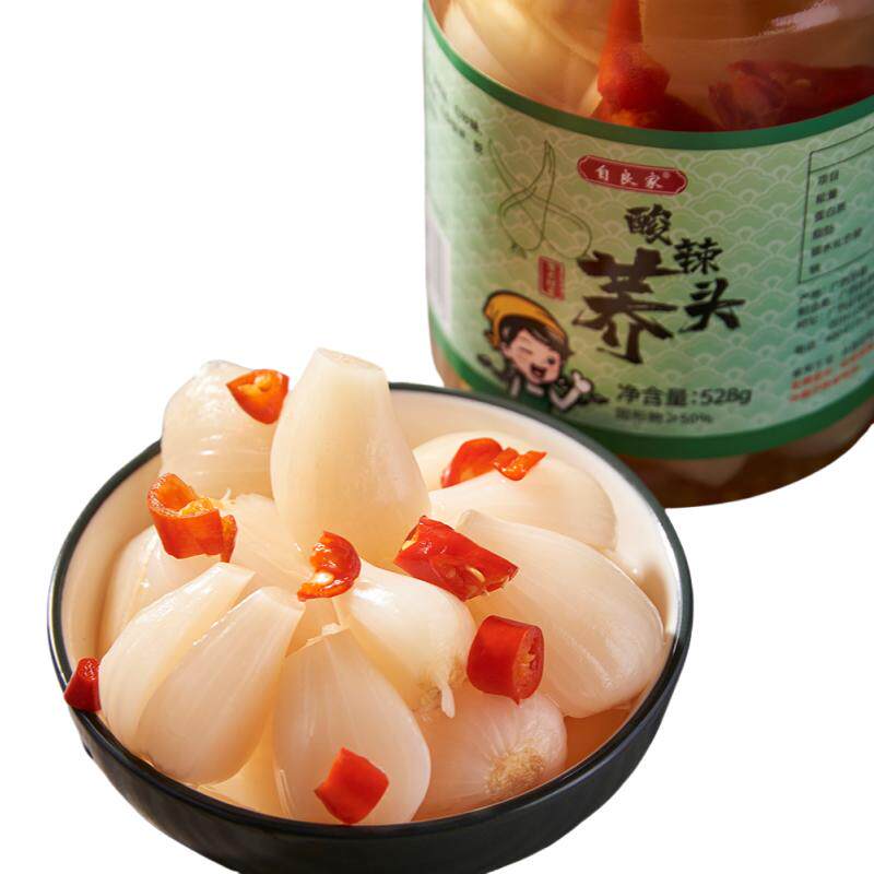 自良家酸辣荞头广西特产下饭菜