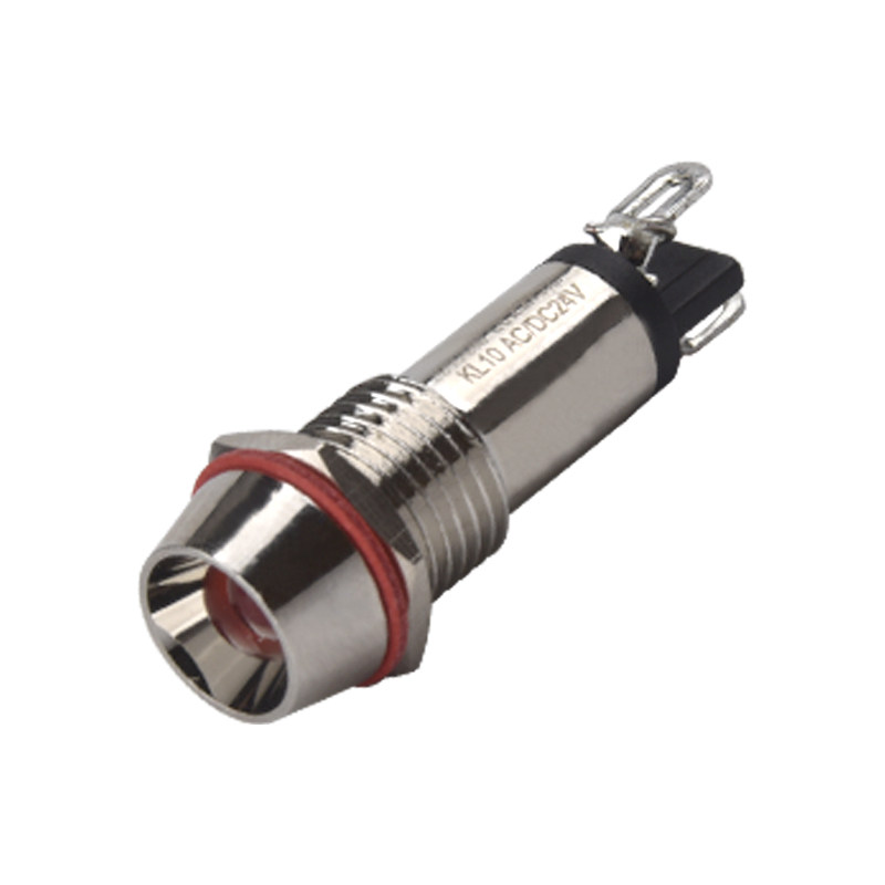 凯昆KACON 6/8/10/12mm铜壳金属信号指示灯LED220V24V12V KL系列