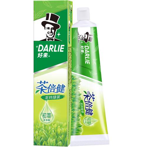 DARLIE好来(原黑人)牙膏茶倍健绿茶味清新口气防蛀祛除牙菌斑