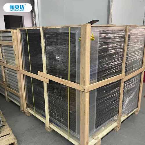 恒爽达水帘直驱一体风机厂房通风降温蒸发式水冷风机水帘柜湿帘墙