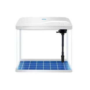 客厅小型玻璃金鱼缸家用免换水造景静音增氧桌面鱼缸办公室水族箱