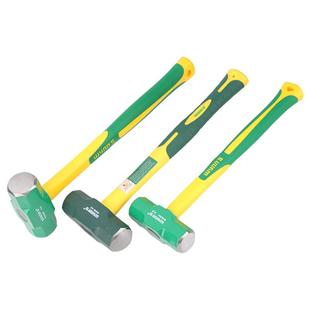 威力狮八角锤重型大锤子手锤拆墙砸墙家用方形锤大号铁锤234-16LB