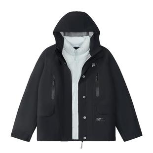 FILA FUSION斐乐潮牌三合一羽绒服女子2025冬季新款时尚休闲外套