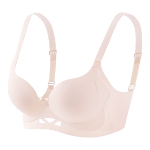 OEING无痕内衣女小胸聚拢显大提拉收副乳防下垂无钢圈性感文胸罩