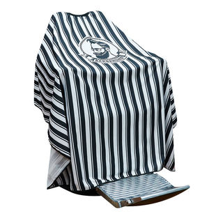 复古条纹理发店围布防静电不沾发barber美发围布儿童剪发围布家用