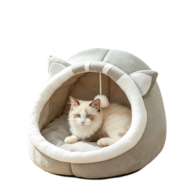 猫窝四季通用猫窝狗窝半封闭式