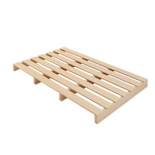 实木床架地铺木板床松木实木床出租屋简易床架排骨架北欧租房民宿